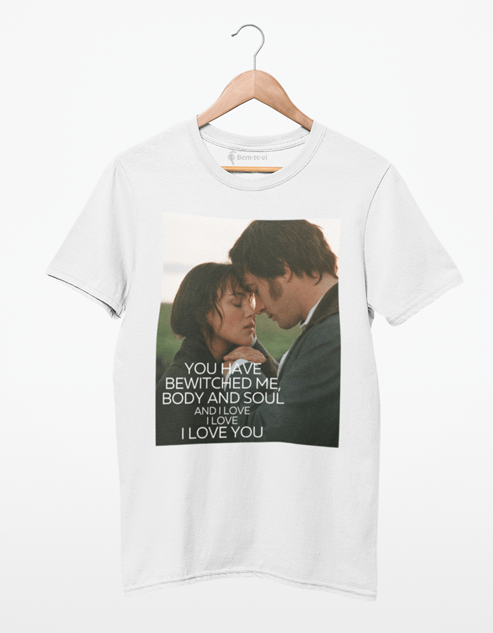 Camiseta Orgulho e Preconceito Jane Austen
