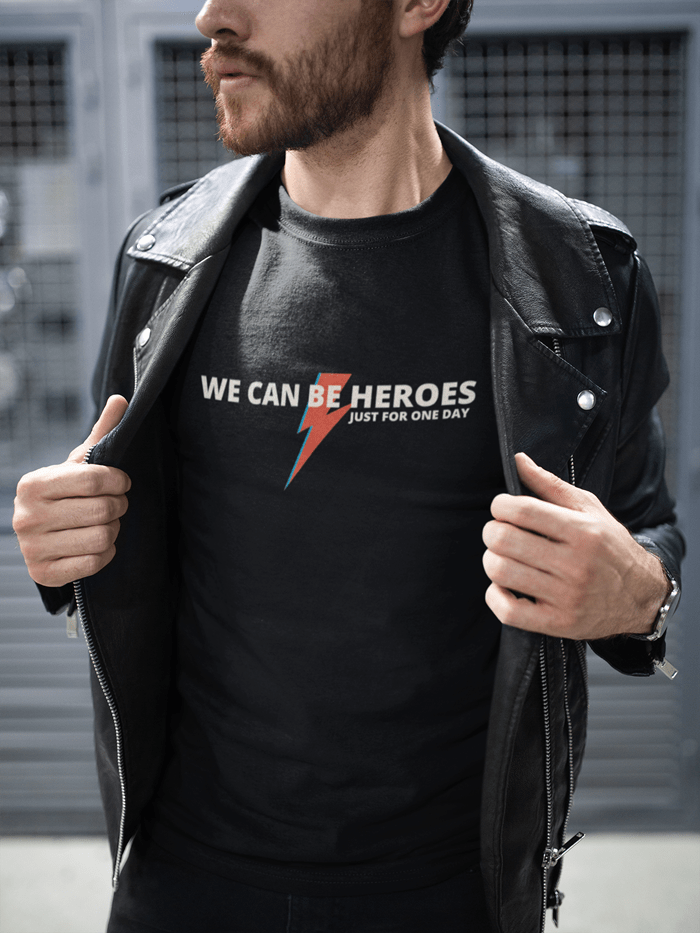 Camiseta David Bowie Heroes Use