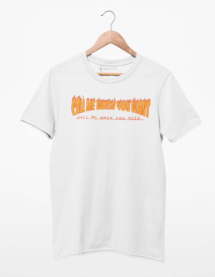 Camiseta Lil Nas X Montero Call Me When You Want Use Bem Te Vi Cultura Pop Literatura Causas E Muito Mais