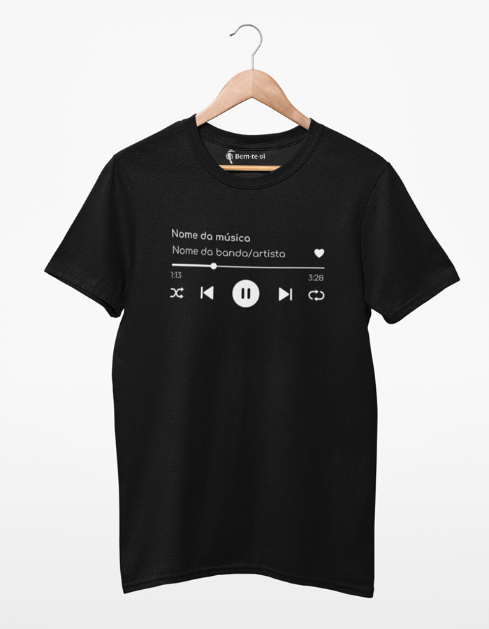 Camiseta Personalizada Player Minimalista