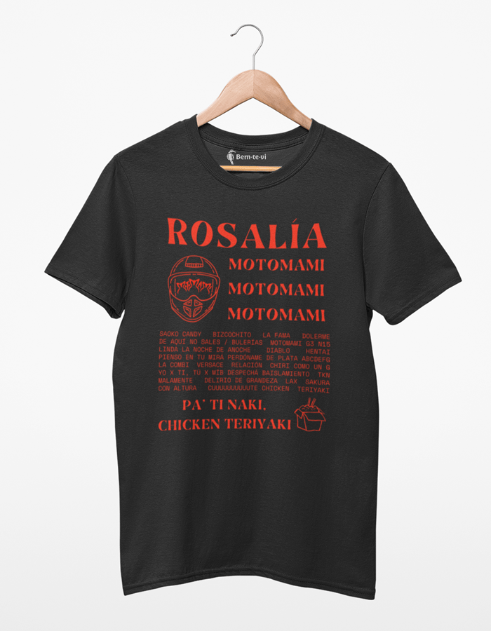 camiseta rosalía setlist