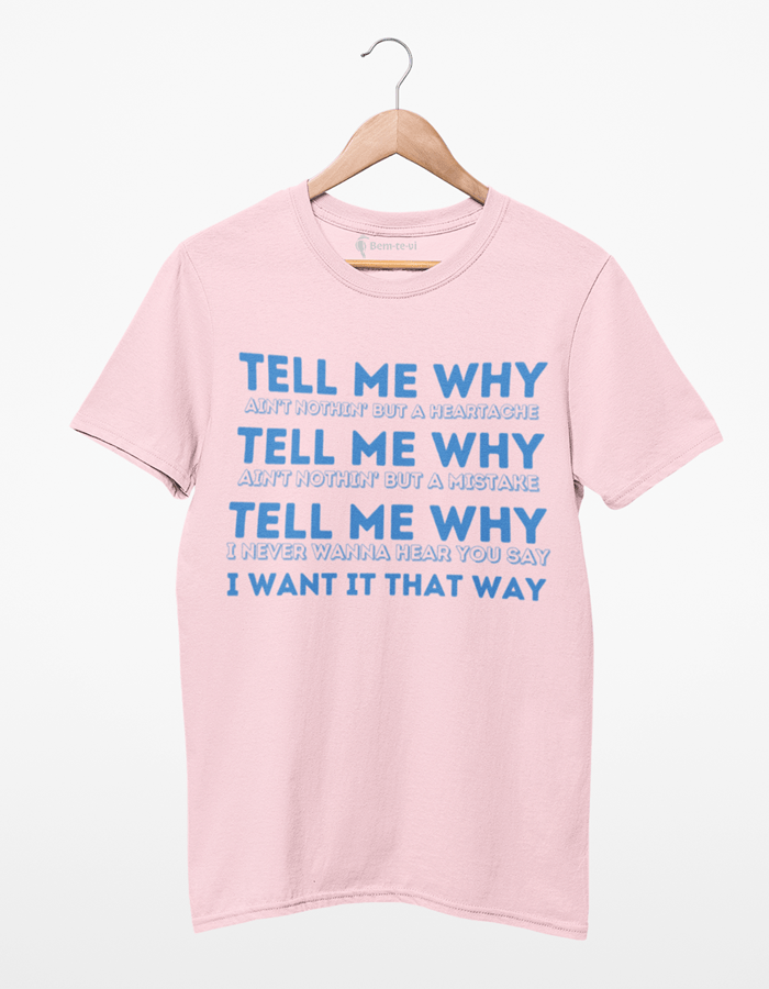 Camiseta Tell Me Why - Backstreet Boys