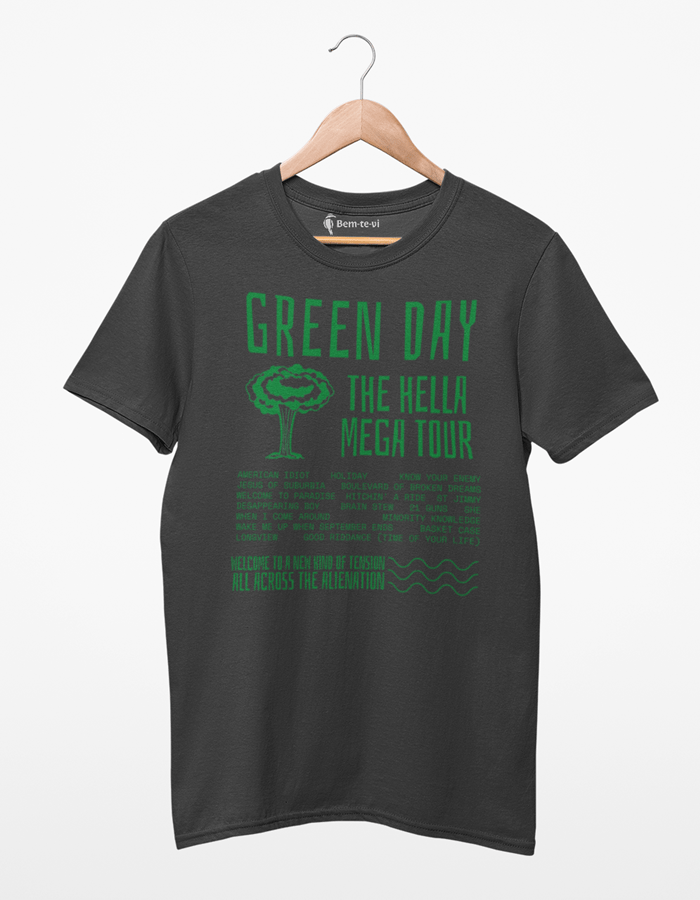 Camseta Green Day Hella Mega Tour