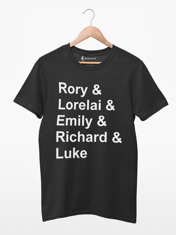 Camiseta Gilmore Girls Personagens