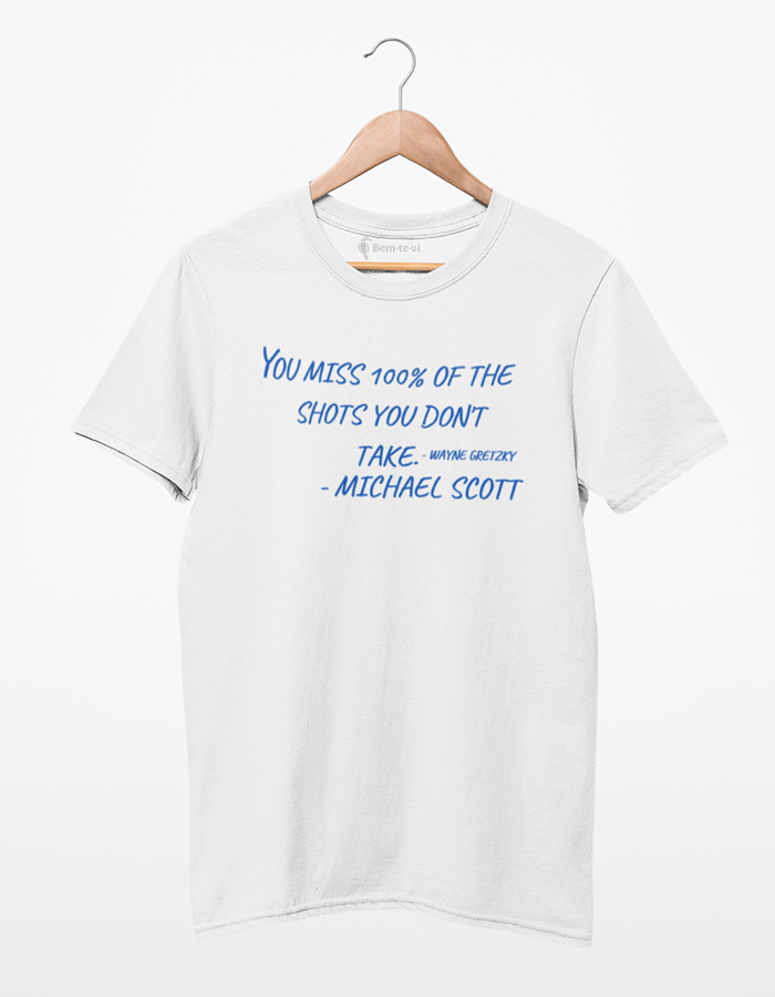 Camiseta The Office Michael Scott - 100% Shots