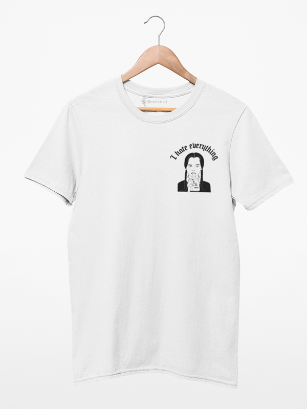 Apropiado Existe Lustre Camiseta Familia Addams Vandinha - Use Bem-te-vi