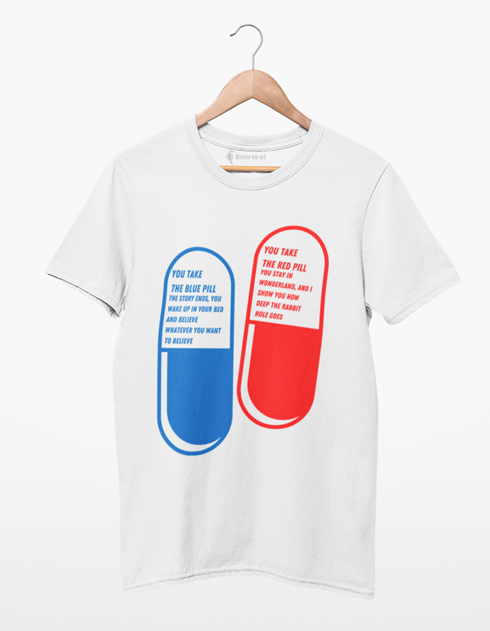 Camiseta Matrix Red Pill Blue Pill
