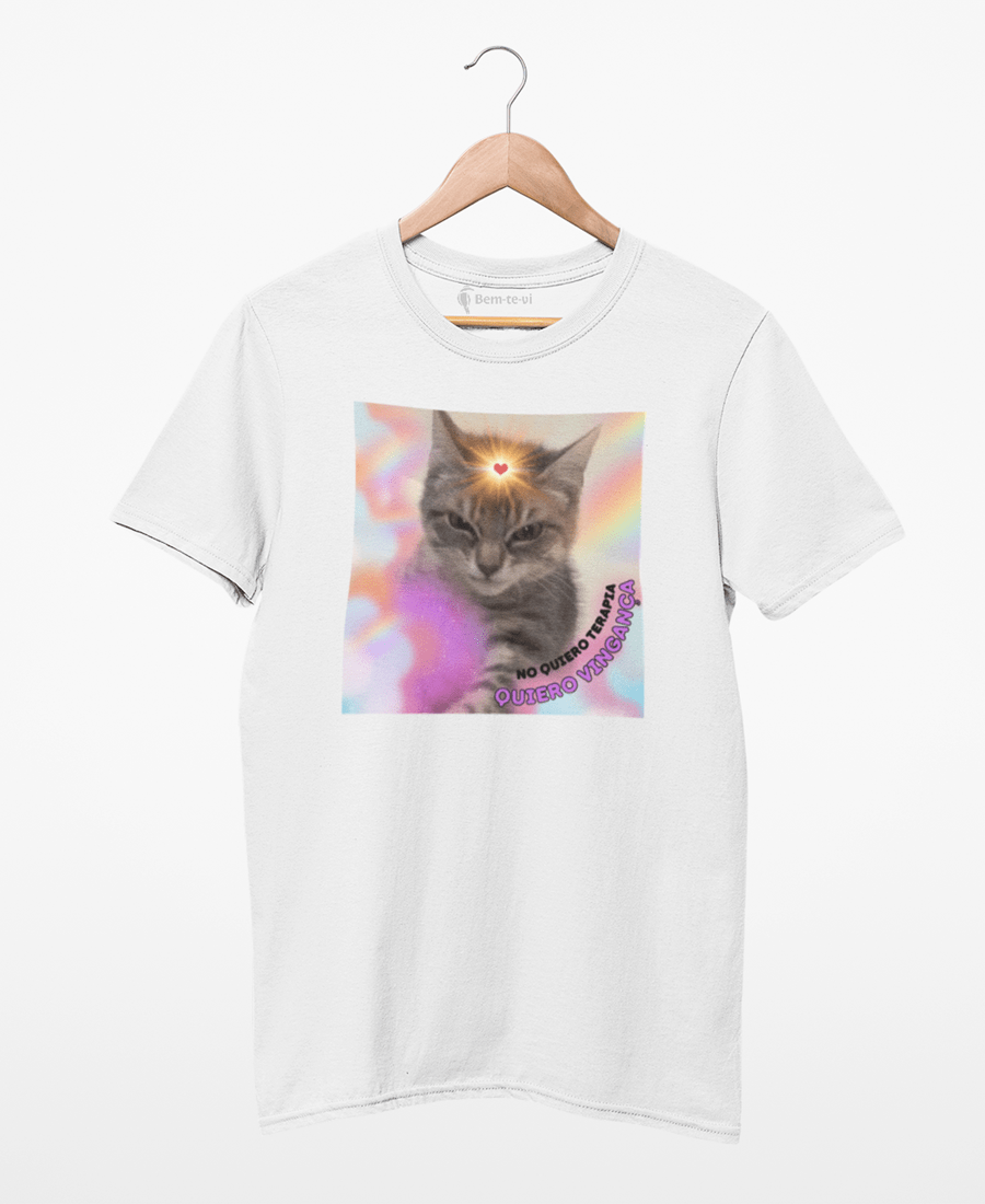 Camiseta no quiero terapia gatos anonimos