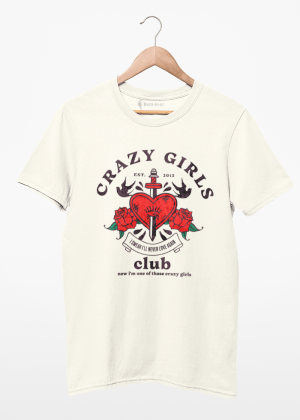 camiseta crazy girls club