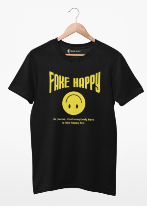 Camiseta Fake Happy