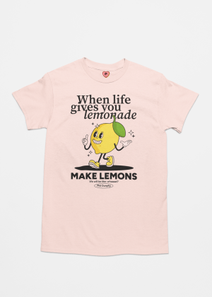 camiseta  make lemons
