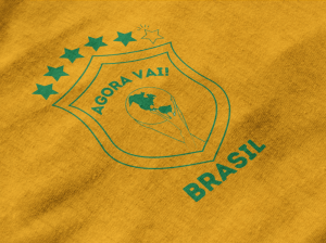 Camiseta Brasil Hexa Agora Vai