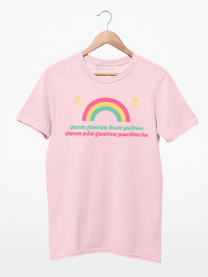 Camiseta Quem Gostou Bate Palma 