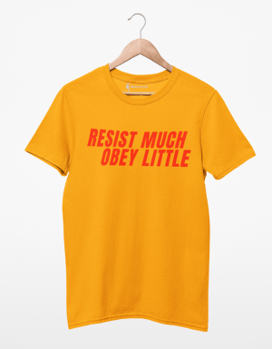 Camiseta Walt Whitman Resist Much Obey Little