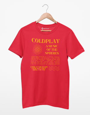 Camiseta Coldplay A Music Of Spheres tour