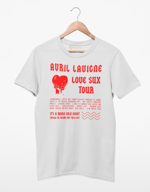 Camiseta Avril Lavigne Love Sux Tour