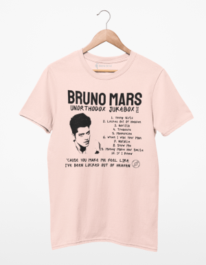 Camiseta Bruno Mars Tracklist
