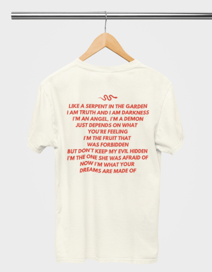 Camiseta Holy Fvck frente e costas
