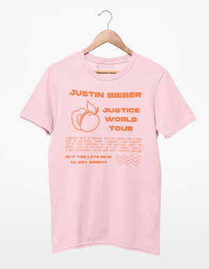 Camiseta Justin Bieber Justice Tour