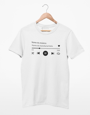 Camiseta Personalizada Player Minimalista