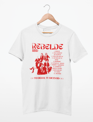 Camiseta Tracklist Rebelde 