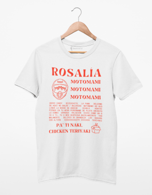 camiseta rosalía setlist