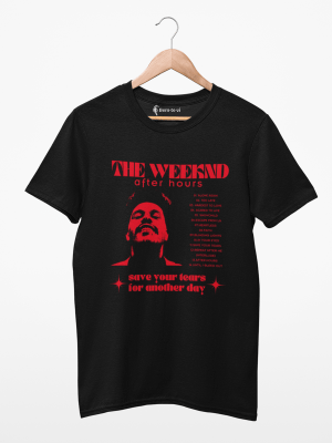 camiseta the weeknd after hours tracklist