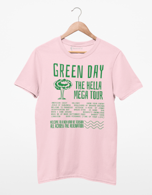 Camseta Green Day Hella Mega Tour