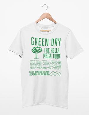 Camseta Green Day Hella Mega Tour