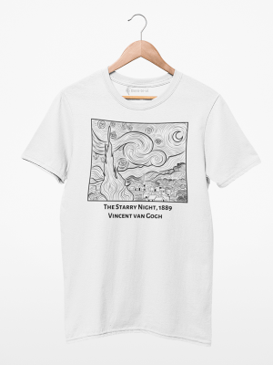Camiseta Van Gogh Noite Estrelada 