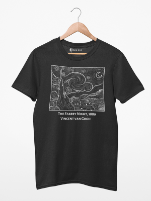 Camiseta Van Gogh Noite Estrelada 