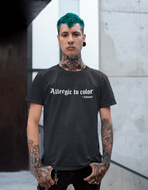 Camiseta Allergic To Color