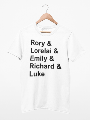 Camiseta Gilmore Girls Personagens