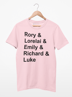 Camiseta Gilmore Girls Personagens
