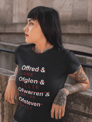 Camiseta Handmaid's Tale Personagens