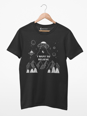 Camiseta I Want To Believe Arquivo x