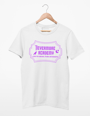 Camiseta Wandinha Nevermore Academy